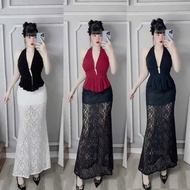 Lace fishtail skirt 100cm long code 501