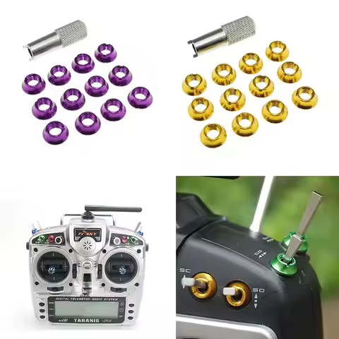 Radio Transmitter Switch Fixed Nut & Installation Spanner for RadioLink Futaba JR Frsky Remote Contr