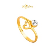 MASDORA 916 Gold Ring Rings Cincin Emas ~ Duotone Unity Love (EMAS 916/22K)