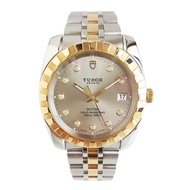 Tudor/men's Watch Classic Series 18K Gold Diamond Automatic Mechanical Watch Men's Swiss Watch 21013