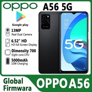 OPPO A56 5G Mobile Phone Global firmware 6GB RAM 128GB ROM Android CPU Dimensity 700 6.52inches Scre