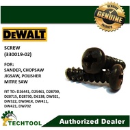 DEWALT Screw for Sander, Chop Saw, Polisher, Mitre Saw, and Jig Saw (330019-02)