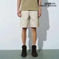URBAN REVIVO - Quần shorts jean nam Leisure Time UML840076-W0A