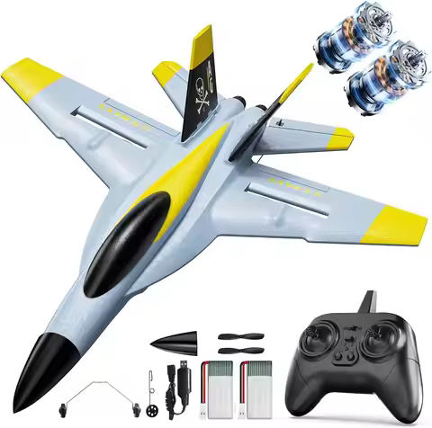 F18 4 Channel RC Plane for Adults Remote Control Airplane Fighter Jet,2.4GHz 6-axis Gyro Stabilizer 