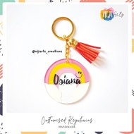 [SG LOCAL] Rainbow Inspired Customised Keychain / Bag Tag / Accessories / Handmade / Personalised Ke