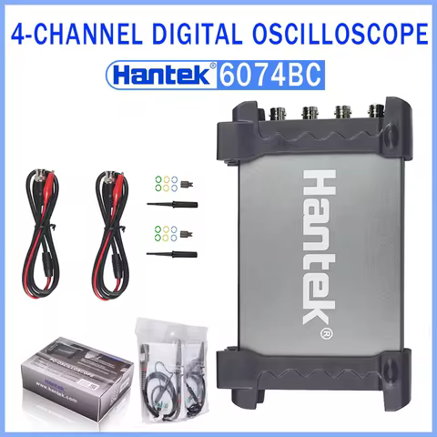 Hantek Digital Virtual Oscilloscope 4-Channel Automotive Diagnostic Storage Tool 70MHz + Arbitrary W