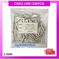 (X100PCS / PKT) CABLE LINK 1.5MM 2.5MM 4MM 6MM 10MM 16MM 25MM  COPPER CABLE JOINT