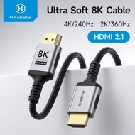 Hagibis 8K HDMI-Compatible Cable High Speed Cord 4K 240Hz 2K 360Hz 8K 60Hz