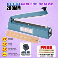Plastic Impulse Sealer Machine Mesin Pengedap Plastik Makanan Plastic Film Seal Food Packing Heat Se