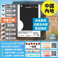 【日數自由選 數據自由選】DATA TRIBE 數據部落 5G/4G 中國內地 | 總流量 或 每日1GB 至 每日3GB + 無限數據 | 三網絡通行 | 多日數無限數據卡 中國移動 中國聯通 中國
