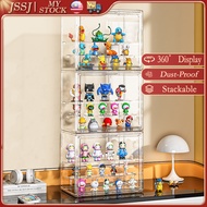 Dustproof Transparent Storage Box Handbag Storage Organizer  Box Stackable Box Transparent Toy Blind