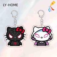 LY Keyring, Acrylic Sanrio Keychain, Gift Hello Kitty Spiderman Kawaii Bag Pendant School Bag Pen Bag