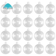 Brand New Transparent Openable Plastic Christmas Decoration Ball Transparent Bauble Decoration Gift 