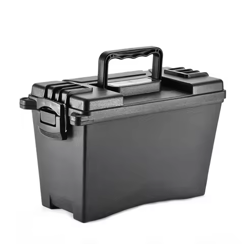 Plastic Ammo Box Military Style Storage Ammo Can Lightweight High Strength Ammo Accessory Crate Stor