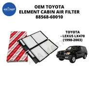 TOYOTA / LEXUS OEM Element Cabin Air Filter 2pcs 88568-60010 for Toyota Lexus LX470 (1998-2003)
