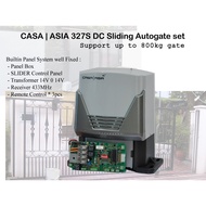 CASA ASIA DC327-S Autogate Sliding Motor Built-in Control Panel Support 800KG Easy Install (without 