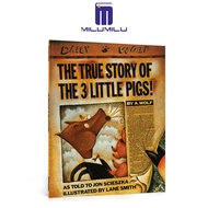 เรื่องจริงของหนังสือปกอ่อนหมูน้อยสามตัว-สมุดวาดภาพระบายสีสำหรับเด็กโดย Jon Scieszka หนังสือภาษาอังกฤ
