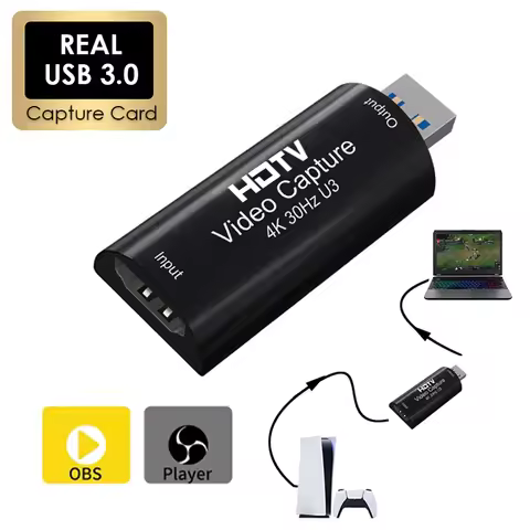 4K 30HZ MS2130 Real USB 3.0 HDTV Video Capture Card Game Recording Box 1080p 60fps Live Streaming fo
