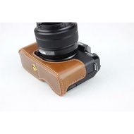 New Leather Camera Case For Fujifilm XT100 xt-100 Half Body Camera Bag Cover