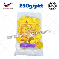 BIG GOLDEN DALLAR COIN CHOCOLATE [250G] KOIN EMAS COKLAT BULAT /钱币牛奶巧克力