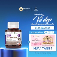 Healthy Care kids milk calcium 60v - bio island calcium supplement + d3 for babies from 7 months