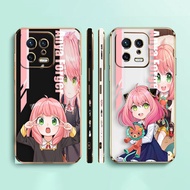 Japan Anime Spy x Family Anya Forger Side Printed E-TPU Phone Case For XIAOMI POCO F4 F3 M5 M4 X5 X4 X3 C40 F5 F1 REDMI K50 K40 NOTE 12 11 10 S GT PRO PLUS NFC Gaming Turbo 5G