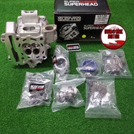 HEAD SUPRIMO LC135 Y15ZR RACING HEAD FULL SET 22/25 SUPRIMO