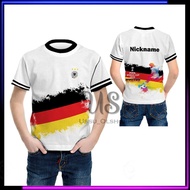 Germany Kids T-Shirt German Boys' Football Shirt/ Custom Name Germany Kids' Jersey/