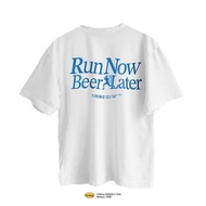 OLDBAY® เสื้อยืด Oversize Tees “Runnow Beerlater ”