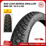 SWALLOW 18 X 2.125 Children's BMX Bike Tire 18" X 2125 Smooth