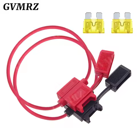 ATC Medium Blade Waterproof Fuse Holder For Automobile 32V 18/16/14/12/10AWG Standard Fuse Insert 1A