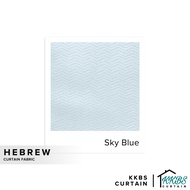 KKBS CURTAIN Hebrew 126" Kain Potong Meter (Hebrew Fabric 126" Cut by Meter)