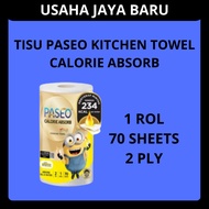 Paseo Kitchen Calorie Tissue Absorb 1 Roll Kitchen Towel Tissue Paseo Tissue