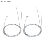 TPKSFSF98KF 10PCS Bike Brake Cable, 1.5 mm Diameter Silver Bicycle Brake Cable, Durable Zinc Coated 