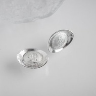 999純銀 招財元寶擺飾 足銀元寶 (贈透明外殼) 招財銀元寶 送禮