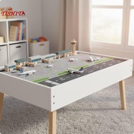 [tishita] Waterproof Miniature Airport Carpet, Realistic Runway Carpet for Models