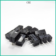 CRE Original Mice Micro Switches D2FC-F-7N 100M 3Pin WhiteDots 100Millions Clicks