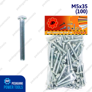 BAUT JP M 5 x 35 MM - SEKRUP SKRUP BAUT JP 5x35 M5 x 35 ISI 100 PCS