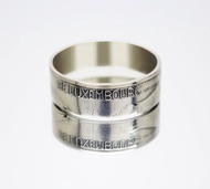 盧森堡錢幣戒指 10 法郎 1971-1980 男士錢幣戒指 女士錢幣戒指