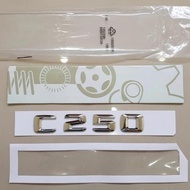 Rear Trunk Emblem C250 Mercedes Benz Writing Ready