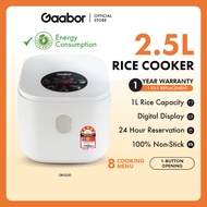 Gaabor Homepro Mini Rice Cooker (2.5L) Smart Micro Rice Cooker Non-Stick GR-S25D