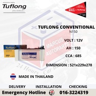 TUFLONG CONVENTIONAL N150 AUTOMOTIVE CAR BATTERY