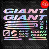 Sticker DECAL GIANT BIKE VINYL HOLOGRAM CUSTOM SET BIKE STICKER