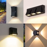 Outdoor waterproof LED wall lamp shade effect LED waterproof wall lamp shade