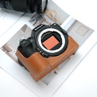 適用機型Nikon Z5 II 手掌紋皮革相機底座皮套