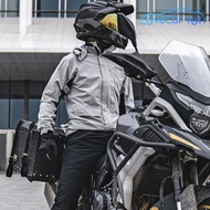SULAITE ชุดกันฝนมอเตอไซค์กันน้ำชุดกันฝน2ชิ้นพร้อมที่คลุมรองเท้าสีเทา