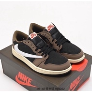 Travis Scott X Air Jordan 1 low OG "dark mocha" basketball shoes casual shoes for men women BDA4