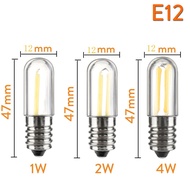 Mini E12 1W 2W 4W LED Fridge Freezer Filament Light COB Dimmable Bulbs Lamp AC 220V 230V 240V