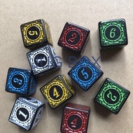 D6 Dice - Engraved  1 PCS