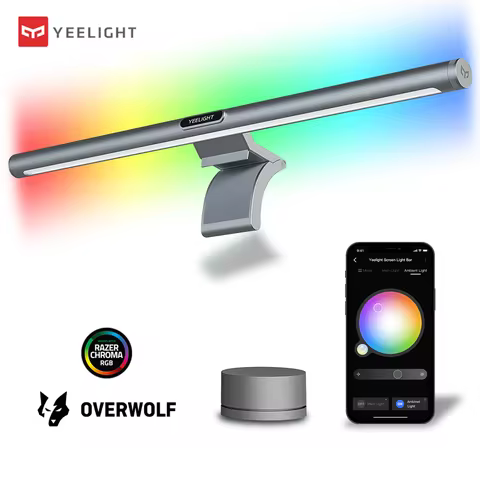 YEELIGHT Monitor Light Bar Pro,Smart Computer Monitor Light with RGB Backlight Work with Alexa & Goo